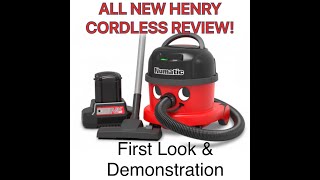 All New Numatic Henry Cordless, First Look & Demonstration