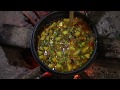 Indian Village Dinner cooking at Farm