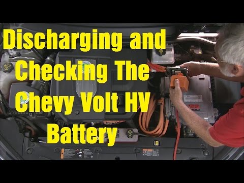 Chevy Volt HV Battery Discharge & Check - Wrenchin' Up - YouTube