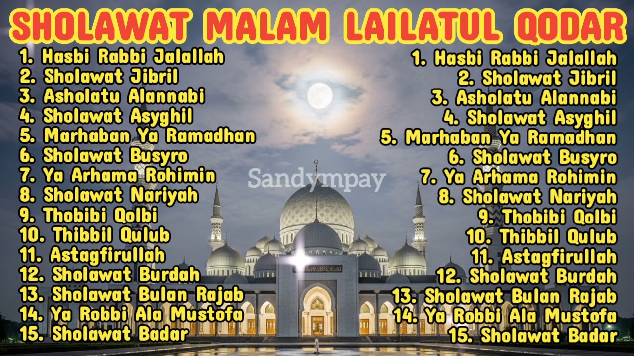 Sholawat Merdu Malam Lailatul Qodar 2026