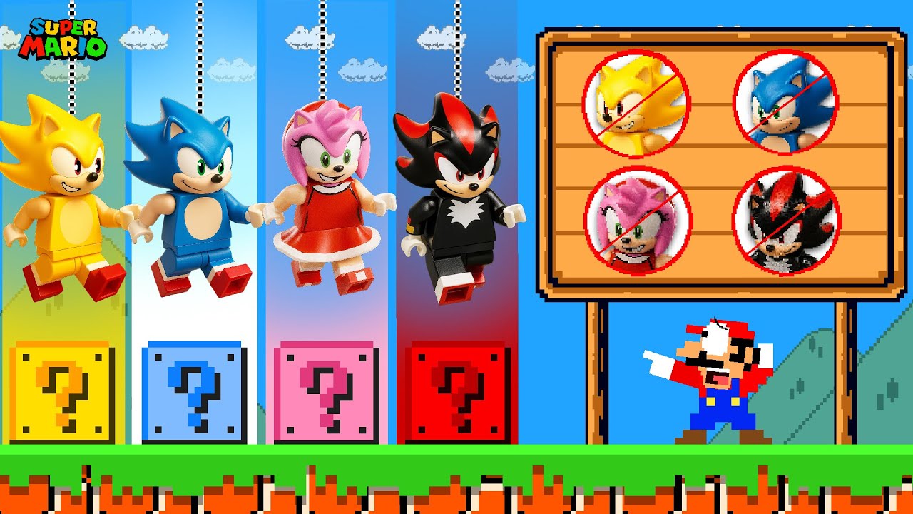 Super Mario Bros., но все Sonic Roblox здесь запрещены | Игровая анимация