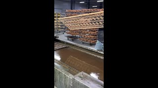 Air conditioner outlet wood grain water transfer printing