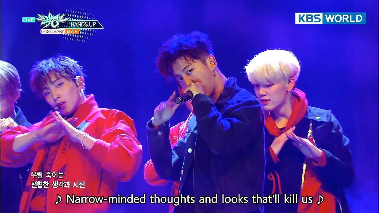 B.A.P - MOONDANCE / HANDS UP [Music Bank COMEBACK / 2017.12.15]