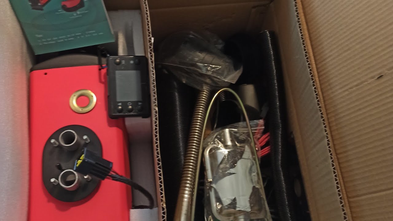 Diesel ilma lämmitin 5kW. Asennus ja käyttö.