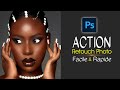 Comment lisser la peau sur photoshop retouche photo action