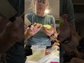 Making lemon bars from food waste!