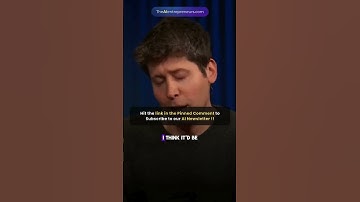 Sam Altman: Why OpenAI Supports Open Source—With Boundaries #samaltman #openai #ai #shorts