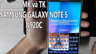 Xóa mật khẩu và tài khoản Samsung Galaxy Note 5 N920C