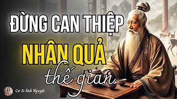 Đừng Bao Giờ Can Thiệp Vào Nhân Quả Của Người Khác | Cư Sĩ Ánh Nguyệt