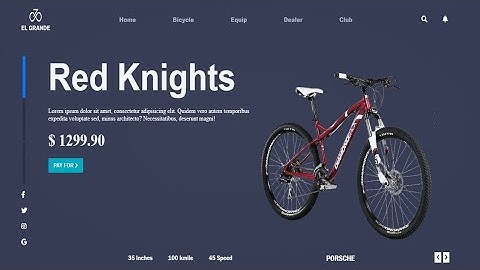 Bike Store Landing Page Using SwiperJS