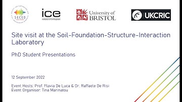 Site visit at the Soil-Foundation-Structure-Interaction Laboratory