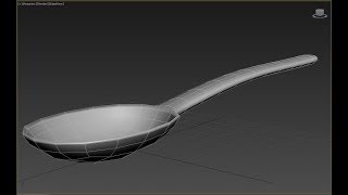 Autodesk 3ds Max modeling: Simple spoon