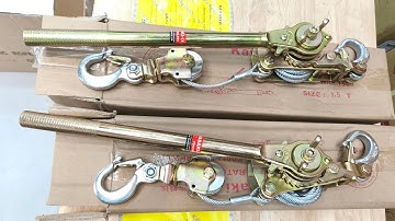 Pa lăng lắc tay, tời cáp 1.5 tấn - 2 tấn chính hãng Kawasaki