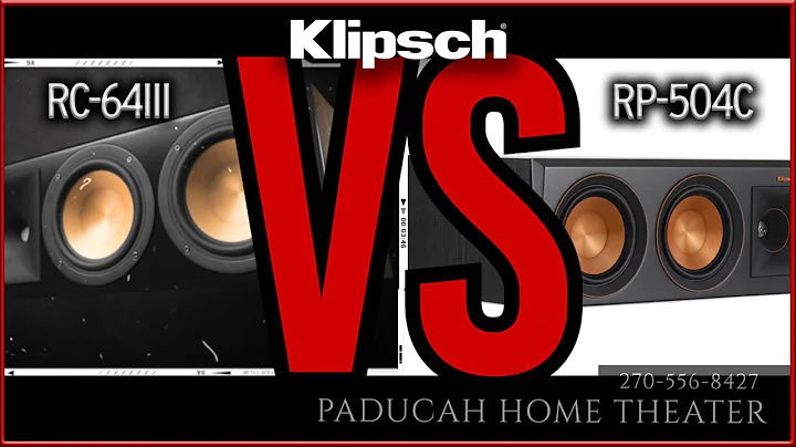 Center Channel battle!! Klipsch RC-64III vs RP-504C - Let's GOOOOOOOO