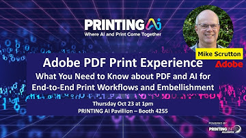 Adobe Production Print Experience @Printing United 2025 LIVE