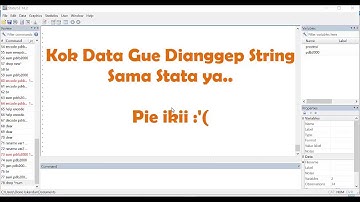 Cara Mengubah String Variable Menjadi Numerik di STATA