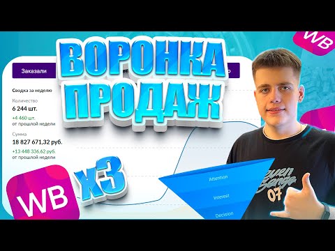 ЛУЧШИЙ Способ УВЕЛИЧИТЬ ПРОДАЖИ. Воронки Продаж на WILDBERRIES. х3 за Неделю. Товарный бизнес (2024)