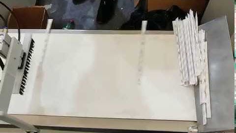 Paper Straw Packaging Machine inline Flexo Printing