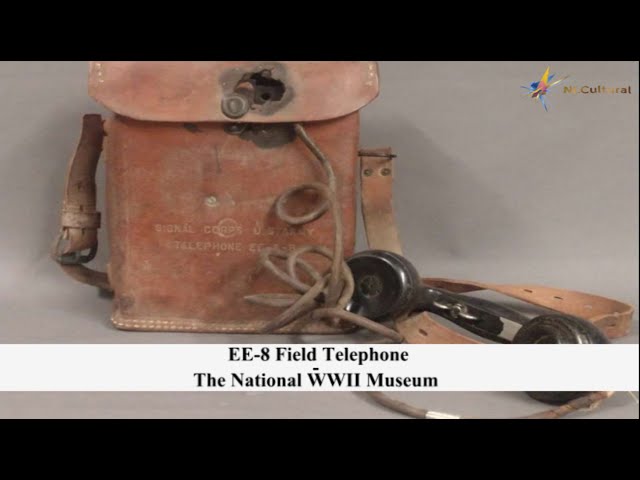 EE 8 Field Telephone at The National WWII Museum - YouTube