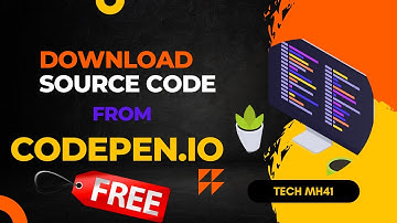How To Download Code From Codepen Website New Video 2023 #codepen