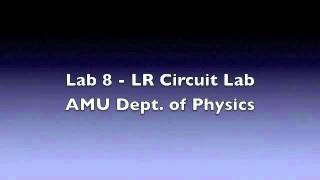 Lab 8 - LR Circuit Lab