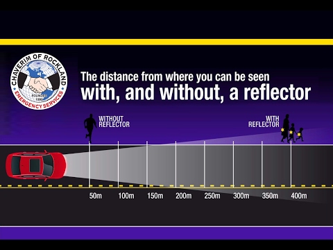 Wear A Reflector & Be Seen!! - Chaverim Safety Awareness