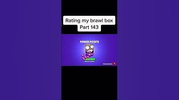 Rating my brawl box part 143 #unboxing #brawlstars #supercell