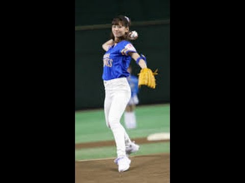 西内まりや 無念！ ノーバン投球ならずリベンジを誓う