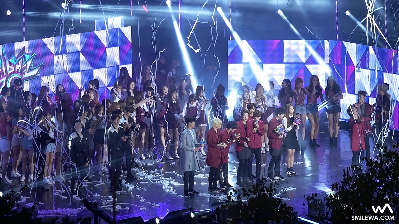 160930 전 출연진 1위 발표 인피니트 (INFINITE) 태풍 직캠 (앵콜) @코엑스 영동대로 뮤직뱅크 Fancam by -wA-