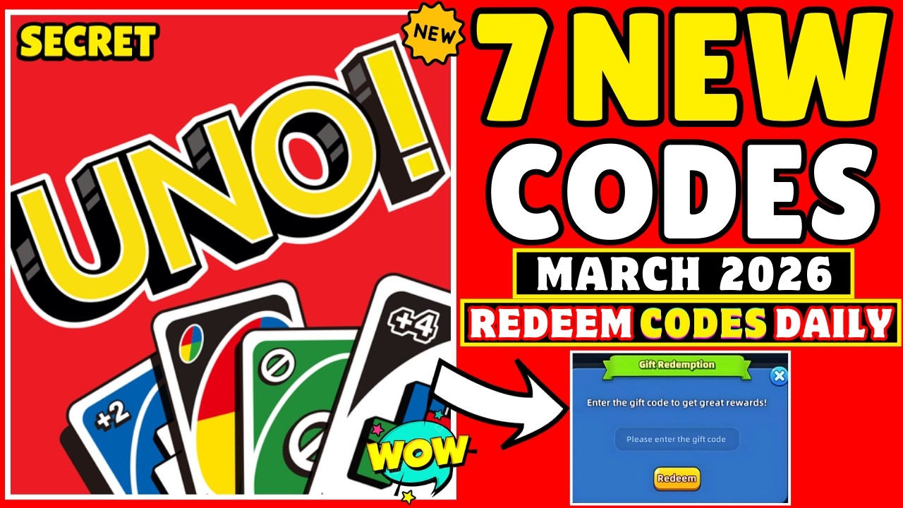 UNO Mobile Codes - UNO Mobile Gift Codes 2026 - UNO Redeem Codes - UNO Mobile Game Codes