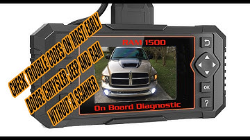 How to check trouble codes on most eaely Dodge Chrysler Jeep and Ram without a scanner