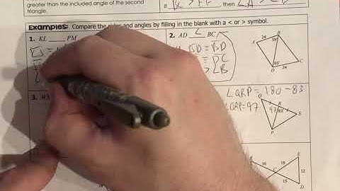 Geo Unit 5 Notes 6 Triangle Inequalities Part 3