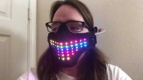 Making an LED Mask with Bluetooth