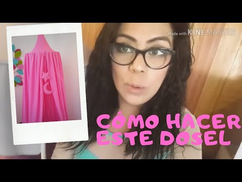 Video: Cómo Hacer Un Dosel Para Una Cuna