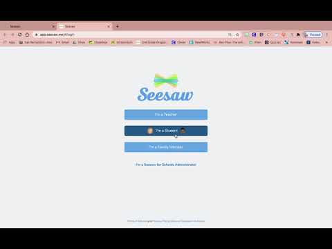 How to Log-in to SeeSaw With a Class Code
