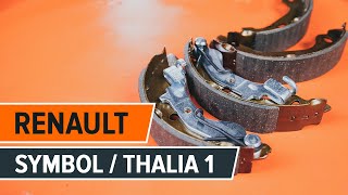 Hvordan bytte Bremsesko sett RENAULT THALIA I (LB0/1/2_) - online gratis video