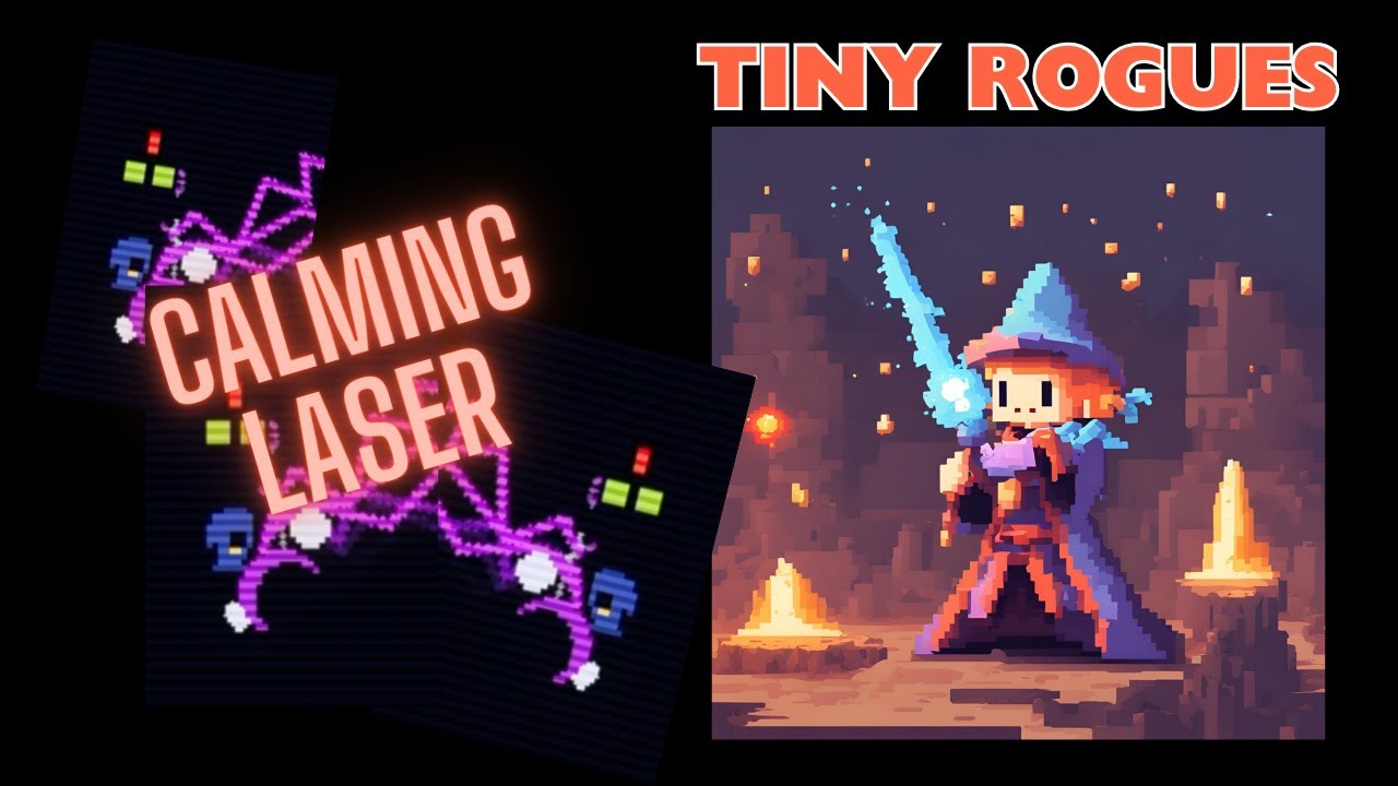The calming feeling of laser destruction- Tiny Rogues