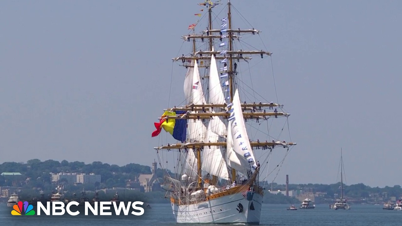 What it feels like to be in New York Harbor during the Sail4th 250