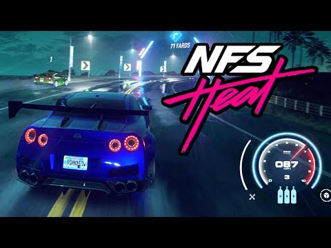 NEED FOR SPEED HEAT EXCLUSIVE RAW GAMEPLAY - Nissan GT-R Customization & Police Chase