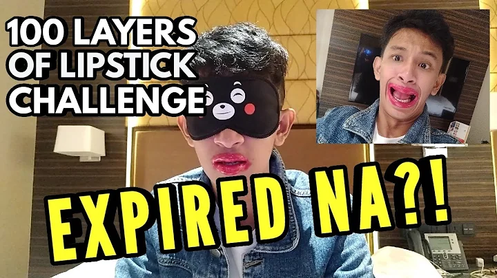 100 LAYERS OF LIPSTICK CHALLENGE (EXPIRED NA?!) | ...