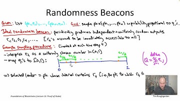 Foundations of Blockchains (Lecture 12.8: Randomness Beacons)