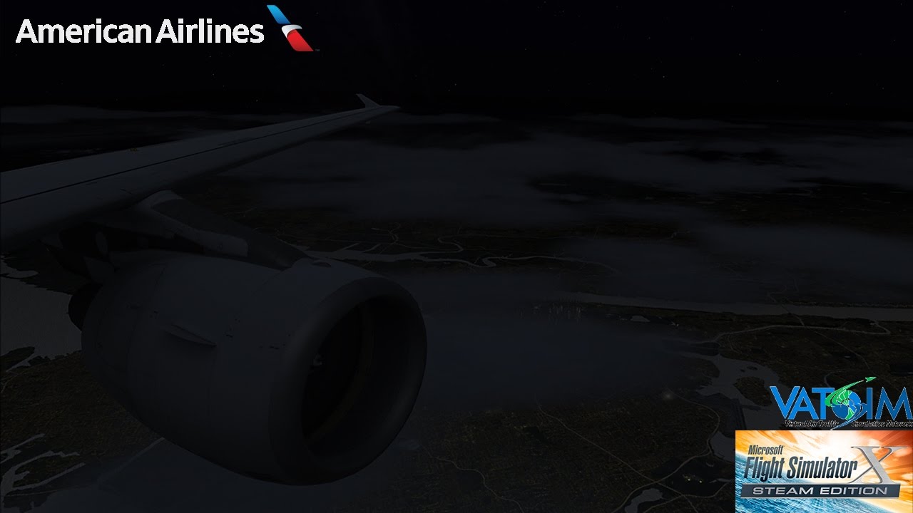 FSX SE VATSIM Aerosoft A320 American Airlines 1671 Philadelphia to Boston