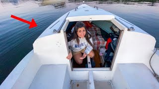 My First Time ALONE At Sea | Camping Inside My SAILBOAT!