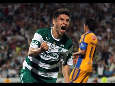 Semifinal Clausura 2012 - Santos Tigres - 2 Goles de Oribe Peralta