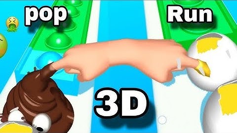 “🛑 POP IT RUN 3D Challenge | Super Satisfying & Addictive Gameplay!