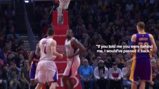 Redick Communicates with DeAndre After a Fastbreak | 01.14.17