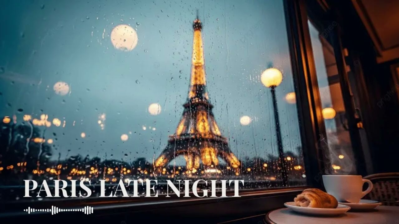 Early Evening in Paris | Jazz by a Rainy Cafe Window