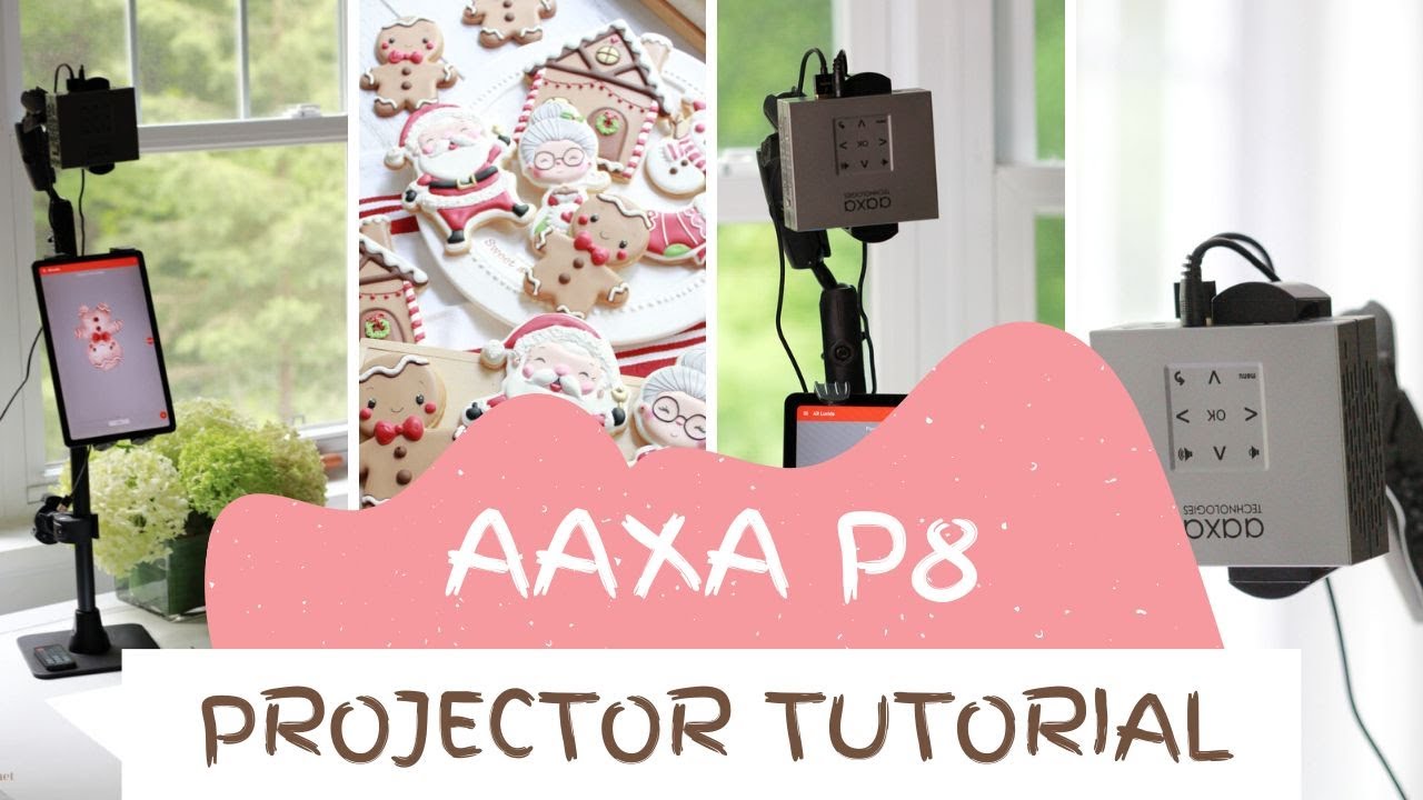Using the AAXA P8 Smart Mini Projector to Decorate Cookies – Basic