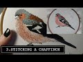 3. Hand Embroidery. Stitching a Chaffinch. Online Class