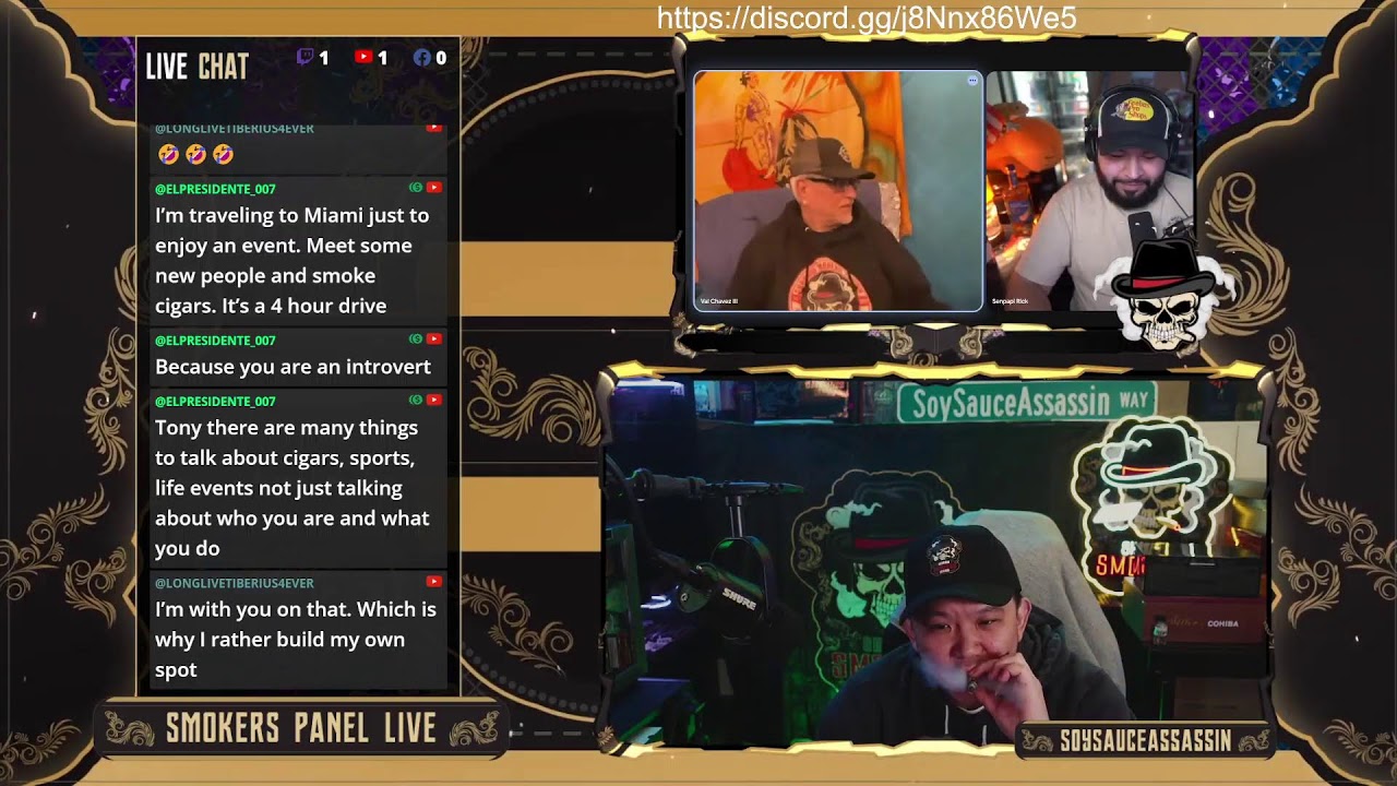 708. Smokers Panel Live! Miami or Nicaragua?